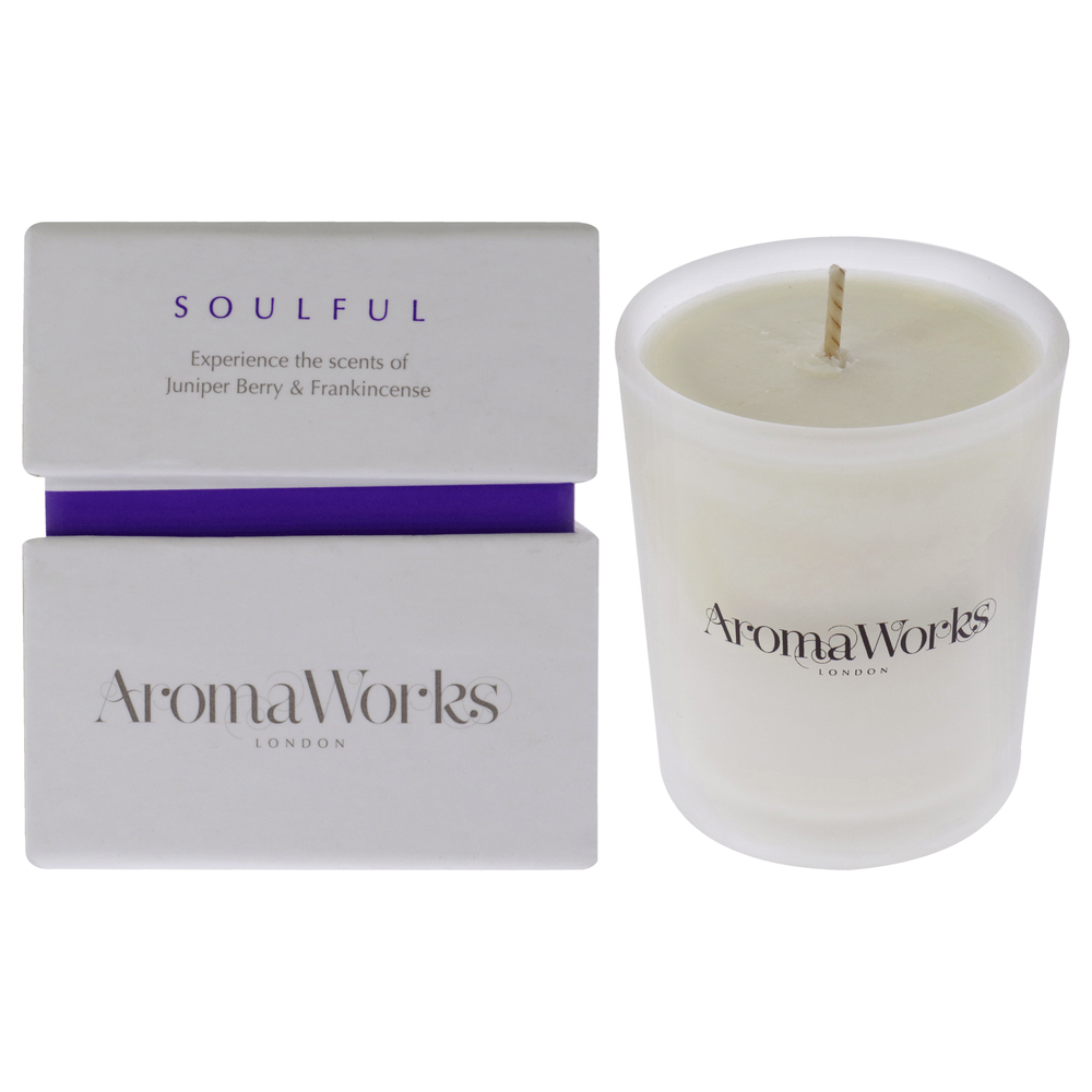 Soulful Candle Small by Aromaworks for Unisex - 2.65 oz Candle